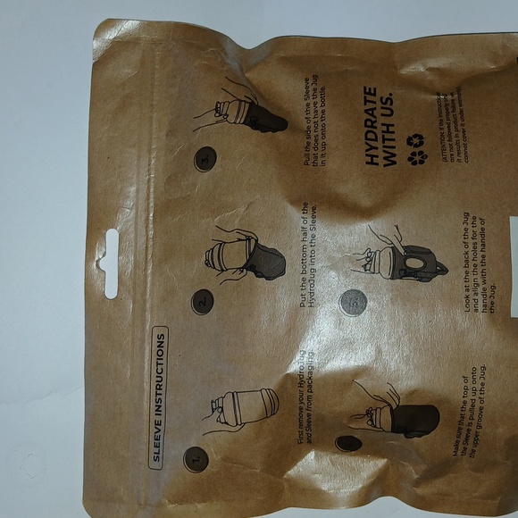 HydroJug sleeve pink gold marble print Insulating Sleeve and crossbody s… - Picture 5 of 5